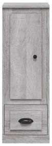 szürke sonoma szerelt fa magasszekrény 36x35,5x103,5 cm