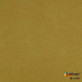 Sárga zsenília kinyitható-tárolóhelyes kanapé 155 cm Laine – ELTAP