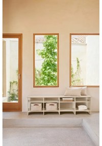 Krémszínű TV-állvány 180x50x40 cm Inari – Teulat