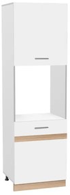Salandra magas konyhaszekrény sütőhellyel S60 Fehér N