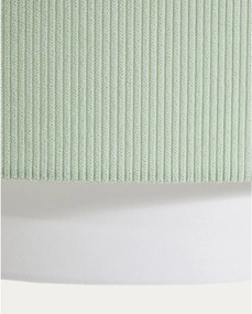 Fehér-türkiz gyerek lámpa textil búrával Bianella – Kave Home