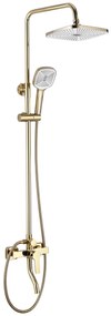 Rea Argus, zuhanygarnitúra kád kifolyóval, fényes arany, REA-P7840