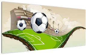 Kép - futballpálya (120x50 cm)