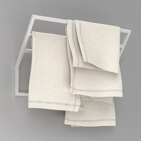 Fali törölközőtartó 37x60 cm fehér