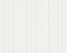 Fehér Vinil Tapéta, Gyöngyház Csíkok