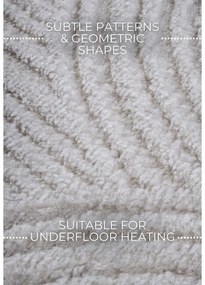 Krémszínű futószőnyeg 80x240 cm Chappe Cream White – Elle Decoration