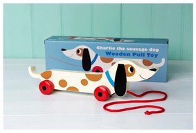 Charlie The Sausage Dog húzható fajáték, hossz 31,5 cm - Rex London