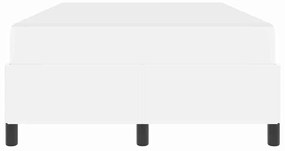 Ágykeret matraccal matracmal Fehér 120 x 200 cm Műbőr