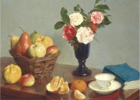 Kép - Henri Fantin-Latour, Still  Life, reprodukciók (70x50 cm)