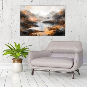 Kép - Hegyi tájak festése (90x60 cm)