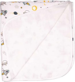 Tetra textil babatakaró 75x80cm - ürhajó mintás