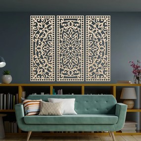 Faldekoráció háromrészes mandala panel | AURELIA