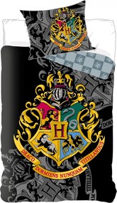 Harry Potter ágyneműhuzat Crest 140×200cm, 70×90 cm