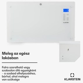 Klarstein Norderney, konvektor, 2000 W termosztát, időzítő, 30 m², fehér