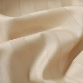 Goldea körgumis damaszt lepedő - arany csíkos 120 x 200 cm