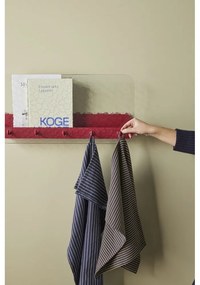 Piros fém falikar polccal Shack - Hübsch