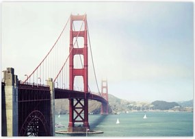 Poszterek 100x70 Golden Gate nappal