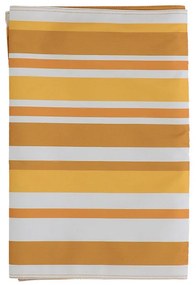 Pamut asztali futó, narancssárga csíkos, 40 x 220 cm