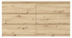 MAO fiókos komód, artisan tölgy