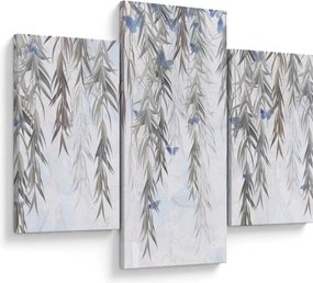 Kép - Fűzfa gallyak pillangókkal (90x60 cm)