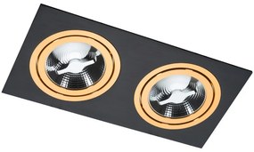 Lumifall ALCAZAR LMF.AZ142BG Beépíthető spotlámpa 2x50W/G53/AR111 IP20