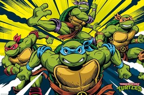Plakát Teenage Mutant Ninja Turtles - Turtles in Action, (91.5 x 61 cm)