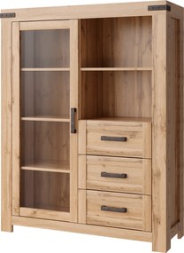 Vitrin 1W3S, wotan tölgy, MORATIZ