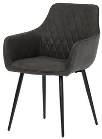 Autronic Étkezőszék fekete szövet DCH-225 BK3