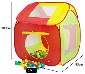 Spielwerk® Gyereksátor labdákkal