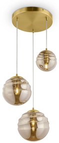 Maytoni VINARE P074PL-03BS Függőlámpa 3x40W/E14
