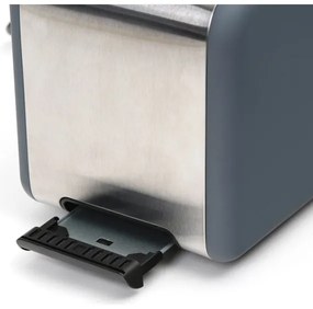 Kenyérpirító két lyukkal 900W/230V rozsdamentes acél/szürke