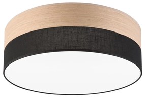 Lamkur LED Mennyezeti lámpa SIRJA WOOD LED/36W/230V átm. 45 cm fekete/tölgy LA54544