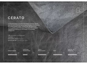 Puzo konyakbarna bőrkanapé, 240 cm - MESONICA