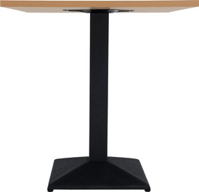 Bisztró asztal, tölgy sonoma/fekete, 70x70 cm, RINALDO TYP 1