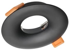 Lámpa Mennyezeti lámpatest AURORA, IP20, kör, aluminium, fekete