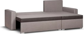 ASTRA3 Kinyitható sarokkanapé Szürke/krém
