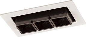 Italux HARPER SL74113/6W S-WH Beépíthető spotlámpa 3x6W/LED 350LM IP20