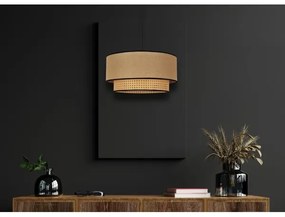 Duolla - Csillár zsinóron BOHO 1xE27/15W/230V átm. 45 cm bézs/rattan