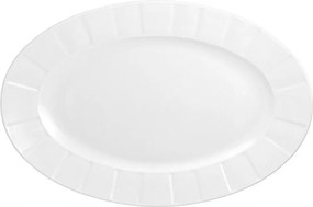 Ovális tál 33 cm Oktáv fehér 0001