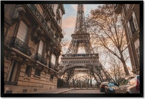 Poszterek keretben 60x40 Eiffel-torony Párizs utca