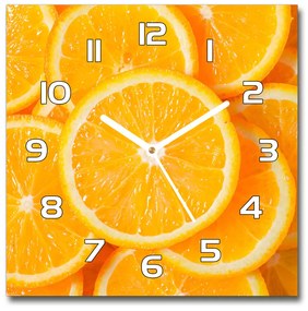 Szögletes fali üvegóra Narancs szeletek pl_zsk_30x30_f_82046808