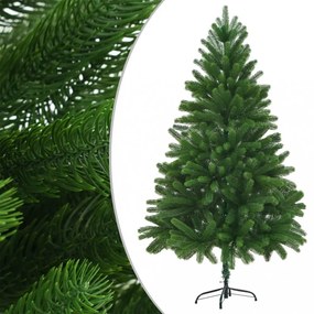 zöld megvilágított műkarácsonyfa gömb szettel 180 cm