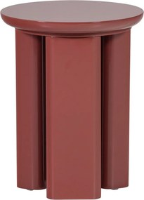 Fényes kerek tárolóasztal ø 40 cm Orivo – WOOOD