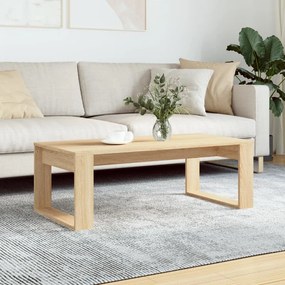 Sonoma tölgy színű szerelt fa dohányzóasztal 102 x 50 x 35 cm