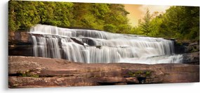 Egy vízesés képe (120x50 cm)