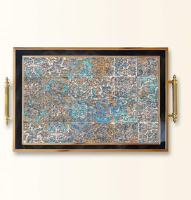 Üveg tálca, 38×24 cm – TPA9857