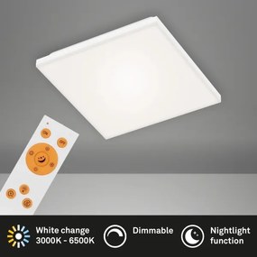 Briloner 7378-016 - LED Dimmelhető panel LED/12W/230V + + távirányító