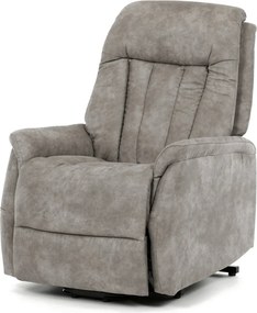 Elektromos relax fotel állítható háttámlával szürke vintage szövet TV-Q8575 GREY3