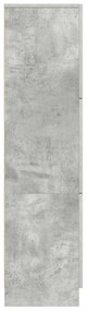 Magas Tároló Beton szürke 31,5 x 32 x 124 cm Faanyag