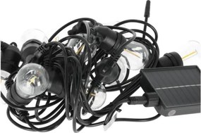 LED dimmelhető napelemes fényfüzér STARLIGHT NEO 20xE27/3,7V 2700K IP54 1200 mAh 11,5m + távirányító